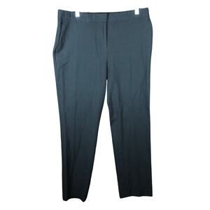 Ann Taylor LOFT Womens Pants Black High Rise Devin Rayon Blend Stretch 10
